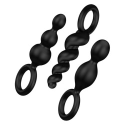 RS - Soirée - Booty Plug (Set 3 x Noir) Satisfyer Booty Call