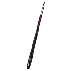 Flogger Whip Sportsheets Noir/Rouge