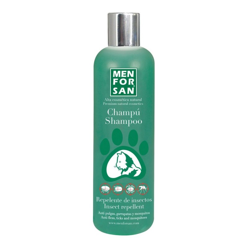 Shampooing Menforsan Répulsif d'insectes Chat 300 ml