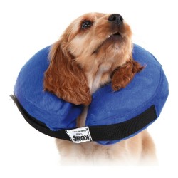 Collier de récupération pour chiens KVP Kong Cloud Bleu Gonflable (15-25 cm)