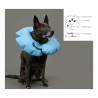 Collier de récupération pour chiens KVP Air-O  Bleu Gonflable (30-38 cm)