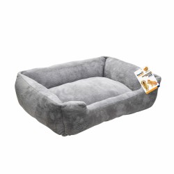 Lit pour animal domestique Hearts & Homies 90 x 70 x 28 cm Gris