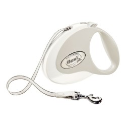 Laisse pour Chien Flexi STYLE 3 m Taille S Blanc