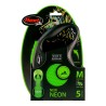 Laisse pour Chien Flexi NEW NEON 5 m Taille M Vert