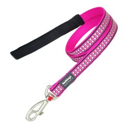 Laisse pour Chien Red Dingo Réfléchissant Fuchsia (1,2 x 120 cm)