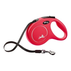 Laisse pour Chien Flexi NEW CLASSIC 3m Rouge Taille XS