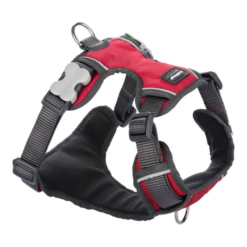 Harnais pour Chien Red Dingo Rembourré Rouge XL