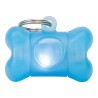 Distributeur de Sacs pour Animaux Domestiques United Pets Bon Ton Chien Lumière LED Bleu (3.5 x 1.8 x 2.3 cm)