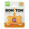 Distributeur de Sacs pour Animaux Domestiques United Pets Bon Ton Nano Classic Chien Orange Plastique recyclé (6 x 3 x 4 cm)