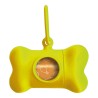 Distributeur de Sacs pour Animaux Domestiques United Pets Bon Ton Neon Chien Jaune (8 x 4,2 x 5 cm)