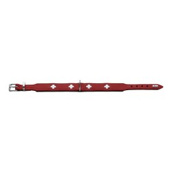 Collier pour Chien Hunter Swiss Rouge/Noir (24-28.5 cm)