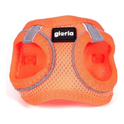 Harnais pour Chien Gloria Air Mesh Trek Star Réglable Orange Taille XXXS (18-20 cm)