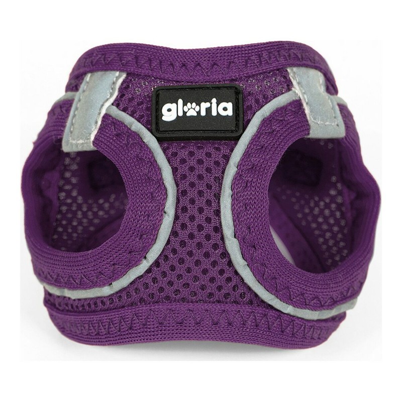 Harnais pour Chien Gloria Air Mesh Trek Star Réglable Violet Taille XXXS (18-20 cm)