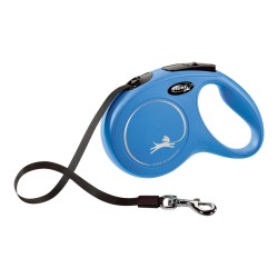 Laisse pour Chien Flexi New Classic 5m Bleu Taille L