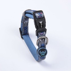 Collier pour Chien Stitch Bleu foncé S/M