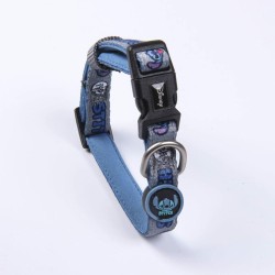 Collier pour Chien Stitch Bleu foncé S/M