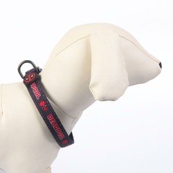 Collier pour Chien Deadpool XXS/XS Noir