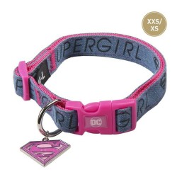 Collier pour Chien Superman XXS/XS Rose