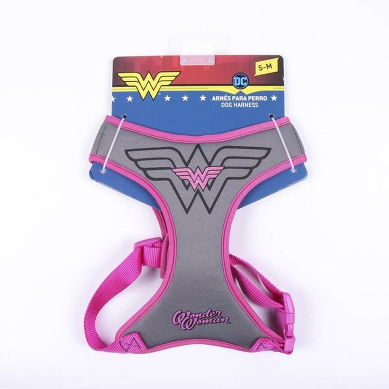 Harnais pour Chien Wonder Woman XXS/XS Rose