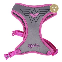 Harnais pour Chien Wonder Woman XXS/XS Rose