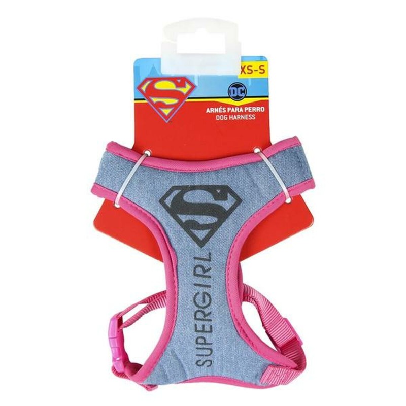 Harnais pour Chien Superman Rose M/L