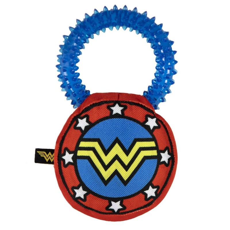 Jouet pour chien Wonder Woman   Bleu 100 % polyester