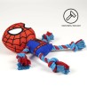 Jouet pour chien Spiderman Rouge 100 % polyester