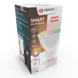 Ampoule à Puce Alpina RGB 4,9 W 2700-6500 K GU10 470 lm Wi-Fi