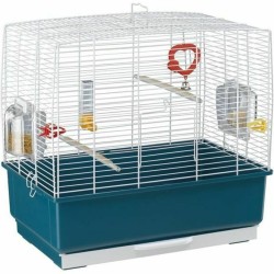 Cage Ferplast Rekord 3 Bleu/Blanc 49 x 30 x 48,5 cm