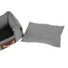 Lit pour animal domestique DKD Home Decor Blue marine Gris clair Gris foncé 68 x 59 x 20 cm