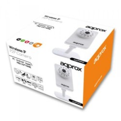 Caméra IP approx! APPIP03P2P VGA IR P2P micro SD Wifi Blanc