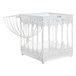 Cage DKD Home Decor Métal 23 x 23 x 46 cm