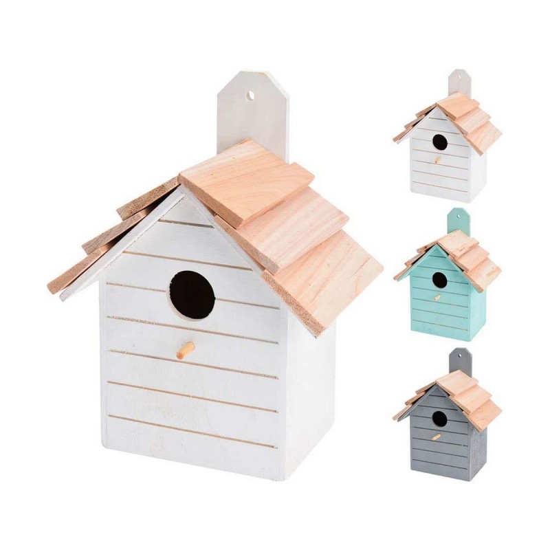 Maison Oiseau H&S Collection 16 x 11 x 22 cm Bois