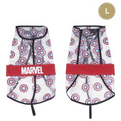 Imperméable pour Chien The Avengers Transparent L Rouge