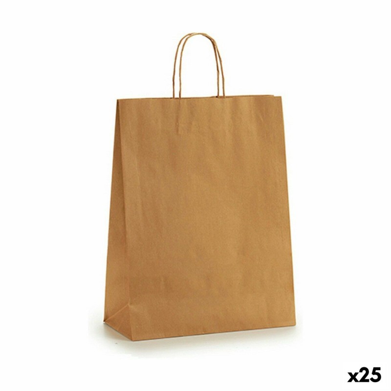 Sac en papier 32 X 12 X 50 cm Marron (25 Unités)