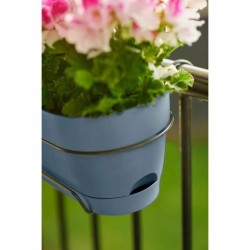 Jardinière Elho   50 cm Rectangulaire Bleu Plastique