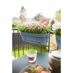 Jardinière Elho   50 cm Rectangulaire Bleu Plastique