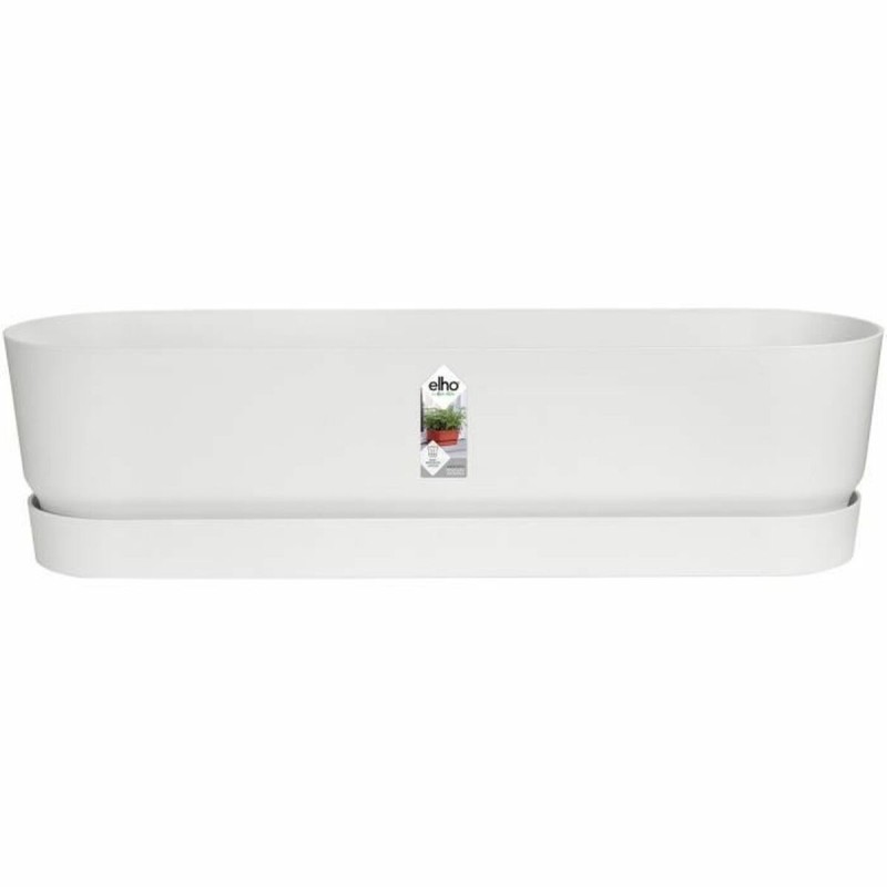 Jardinière Elho   Blanc 70 cm Plastique Ovale