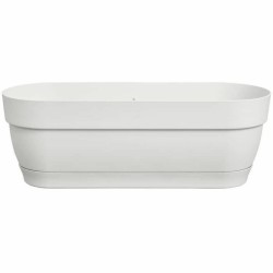 Jardinière Elho   50 cm Blanc Rectangulaire Plastique