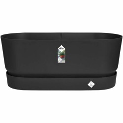 Jardinière Elho   Noir 60 cm Plastique Ovale