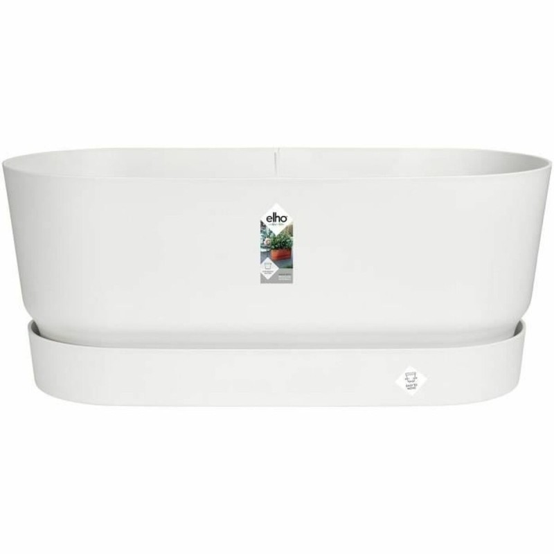 Jardinière Elho   Blanc 60 cm Plastique Ovale