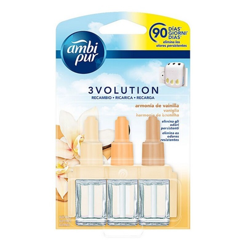 Recharges Pour Diffuseur Électrique 3volution Vainilla Harmony Ambi Pur (21 ml)