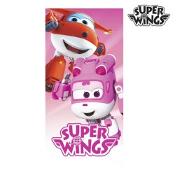 Serviette de Plage Rose Super Wings