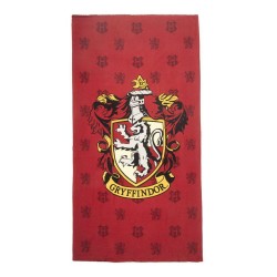 Serviette de plage Harry Potter 2200009067_ Rouge 100 % polyester