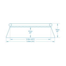 Piscine gonflable Bestway 57270 ø 305 x 76 cm