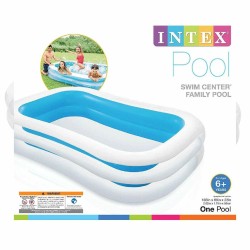 Piscine gonflable Intex 56483 770 L (262 x 175 x 56 cm) Bleu/Blanc 262 x 175 x 56 cm