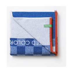 Serviette de plage Benetton BE146 140 x 170 cm Bleu