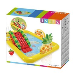 Pataugeoire gonflable pour enfants Intex 57158NP Parc de jeux Fruits 244 x 191 x 91 cm