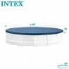 Bâches de piscine Intex 28032 Ø 457 cm 457 x 25 x 457 cm