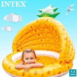 Pataugeoire gonflable pour enfants Intex Ananas 45 L 102 x 94 x 102 cm (6 Unités)